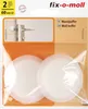 Wandpuffer rund 60mm transparent fix-o-moll Produktbild-Vorschau 2