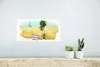 MuchoWow® Poster Strand - Boot - Tasche - Palme 40x20 cm - Produktbild-Vorschau 5