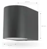 Ledvion 8er Set Wandleuchte IP54 35W GU10 rund dimmbar ohne Produktbild-Vorschau 7