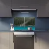 Herdabdeckplatte Glaskeramik 2-Teilig 2x40x52 Meer Blau Produktbild-Vorschau 6