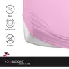 Müskaan Jersey Spannbettlaken 180x200 - 200x200 cm rosa bis Produktbild-Vorschau 3