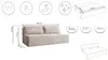 Kaiser Möbel Schlafsofa ,Sofa mit schlaffunktion und Produktbild-Vorschau 3