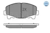MEYLE 025 247 6616 Bremsbeläge Vorne für HONDA ACCORD VIII Produktbild-Vorschau 2