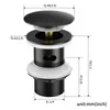 Auralum Universal Ablaufgarnitur Waschbecken, schwarzes Produktbild-Vorschau 9