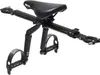 A black bicycle child seat with pedals. Produktbild-Vorschau