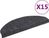 vidaXL Podložky na kroky Samolepiace 15 ks 65x21x4 cm Tmavo Náhľad obrázku produktu 1