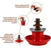 Elektrische schokoladen fontäne, 3-lagig, mini brunnen Produktbild-Vorschau 4