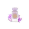 A bottle of perfume with purple watercolor splashes around it. Anteprima dell’immagine prodotto