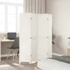 vidaXL 4-częściowy rozdzielacz do pokoju biały z litego Podgląd zdjęcia produktu 3