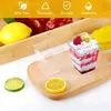 50 Stück Wiederverwendbare Dessertgläser mit Deckel, 160ml Produktbild-Vorschau 4