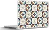 MuchoWow® Laptop Aufkleber Sticker Cover Retro - Design - Produktbild-Vorschau 1