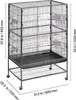 Ptačí klec VEVOR, 800x520x1320 mm, voliéra pro ptáky z Náhled obrázku produktu 8
