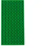 A green LEGO baseplate is shown from a top-down perspective against a white background. Produktbild-Vorschau