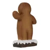 Clayre & Eef Décoration de Noël Père Noël en pain d'épice Voir les images du produit 4