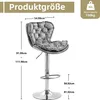 Abrihome Barhocker 2er-Set, Grün, mit Rückenlehne & Produktbild-Vorschau 3