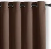 Vorhang Blackout mit Ösen Aufhängung-140x175cm (B x H)Braun Produktbild-Vorschau 6