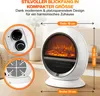 MONZANA® Heizlüfter Kamin Optik Elektrokamin 1500W LED Produktbild-Vorschau 6