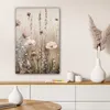 Leinwand Bilder 60x90 cm - Blumen - Rosa - Modern - Beige, Produktbild-Vorschau 6