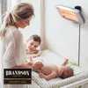Brandson – Grzejnik podgrzewający przewijak, 1800 W, do Podgląd zdjęcia produktu 6