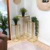 DanDiBo Sgabello per fiori Tavolo laterale angolare in Anteprima dell’immagine prodotto 6