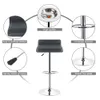 Barhocker 2er Set Barstuhl Höhenverstellbar Hocker mit Produktbild-Vorschau 5