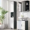 Vicco Hochschrank Ilias, 30.2 x 190 cm mit 2 Türen, Produktbild-Vorschau 3