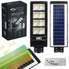 Lampadaire solaire LED noir 360W 6000K froid IP65 détecteur Voir les images du produit 1