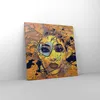 Bild auf Leinwand - Leinwandbild - Gesicht Frau - 70x70cm - Produktbild-Vorschau 4