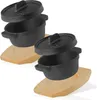 BBQ-Toro Mini Dutch Oven (2 pezzi) | Ø 11 cm | Pentola in Anteprima dell’immagine prodotto 1