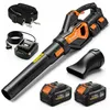 Akku-Laubsauger 20V Kabellos Laubbläser mit 2x4.0Ah Akku & Produktbild-Vorschau 1