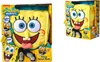 A Spongebob Squarepants plush toy in its packaging, with a smaller version of the packaging shown on the right. Anteprima dell’immagine prodotto