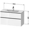 Duravit DE4363010550000 DN WTU WH 1010x462x625 Az 1 Ei Produktbild-Vorschau 1
