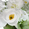 Ensemble de 3 pots de fleurs artificielles blancs avec Voir les images du produit 6