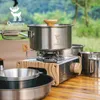 Qunature 11Stk Camping Kochgeschirr Set Outdoor Kochset Produktbild-Vorschau 11