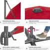 TecTake 403135, Červená, Bordeaux Náhled obrázku produktu 5