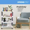 Etagere MagicHome Rolly, plastique, 4 etageres, 49x29x75,5 Voir les images du produit 6