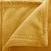 Plyšová flanelová deka 180x230 cm žlutá Náhled obrázku produktu 3