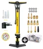 Dunlop Fahrradpumpe mit Manometer und Ventil Adapter Set - Produktbild-Vorschau 1