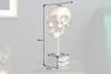 Elegante Skulptur SKULL 35cm gold Totenkopf mit Marmorfuß Produktbild-Vorschau 8