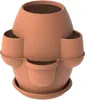 Bloempot "Oasi", kunststof - Terracotta - Diameter 80 cm x Productafbeelding-voorbeeld 1