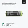 CELLONIC 2x Batteria per Rasoi & Tagliacapelli Compatibile Anteprima dell’immagine prodotto 4