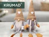 KRUMAD Weihnachtswichtel Set 2 Stück - 40 cm Skandinavische Produktbild-Vorschau 2