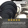 Coolinato faltbares Silikon-Sieb 24 cm grün Produktbild-Vorschau 7