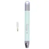 A mint green and silver diamond painting pen with a detachable tip is shown against a white background. Voir les images du produit