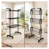 Asciugatrice pieghevole verticale con ruote, altezza 178 cm Anteprima dell’immagine prodotto 19