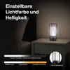 Kabellose LED-Tischlampe aus Glas – Metalllampe mit Produktbild-Vorschau 2