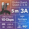 USB A zu USB C Kabel 5m für Oculus Quest 2 Meta VR Link Produktbild-Vorschau 2