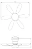 Mini Deckenventilator mit LED Beleuchtung und Fernbedienung Produktbild-Vorschau 11