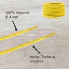 Runde Schnürsenkel in Gelb - 80cm Produktbild-Vorschau