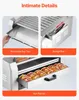 VEVOR Hot Dog Roller, 30 Hot Dog 11 Rollen, Edelstahl Produktbild-Vorschau 4